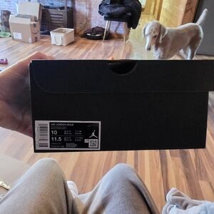 Jordan Air Mule Black Shoe Box